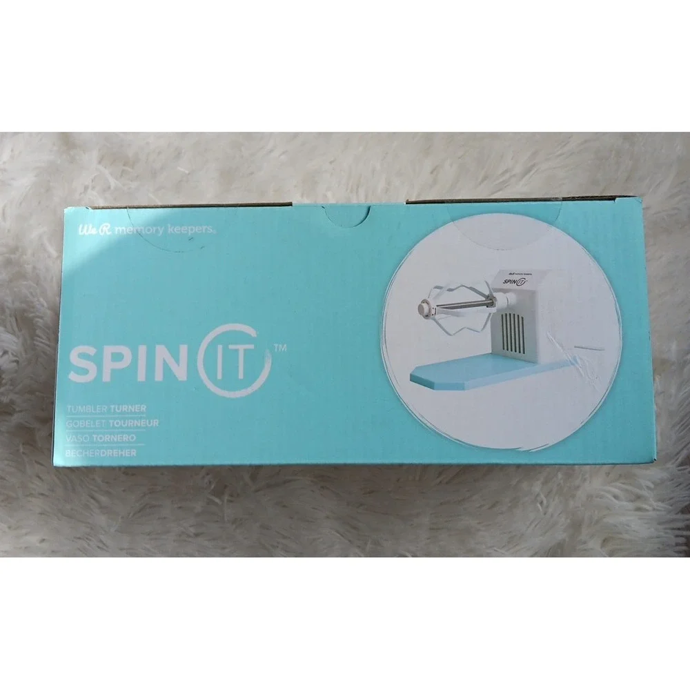 Spin It Motorized Rotary Drying‎ Tool Cups Resin Finish We R Memory Keepers New